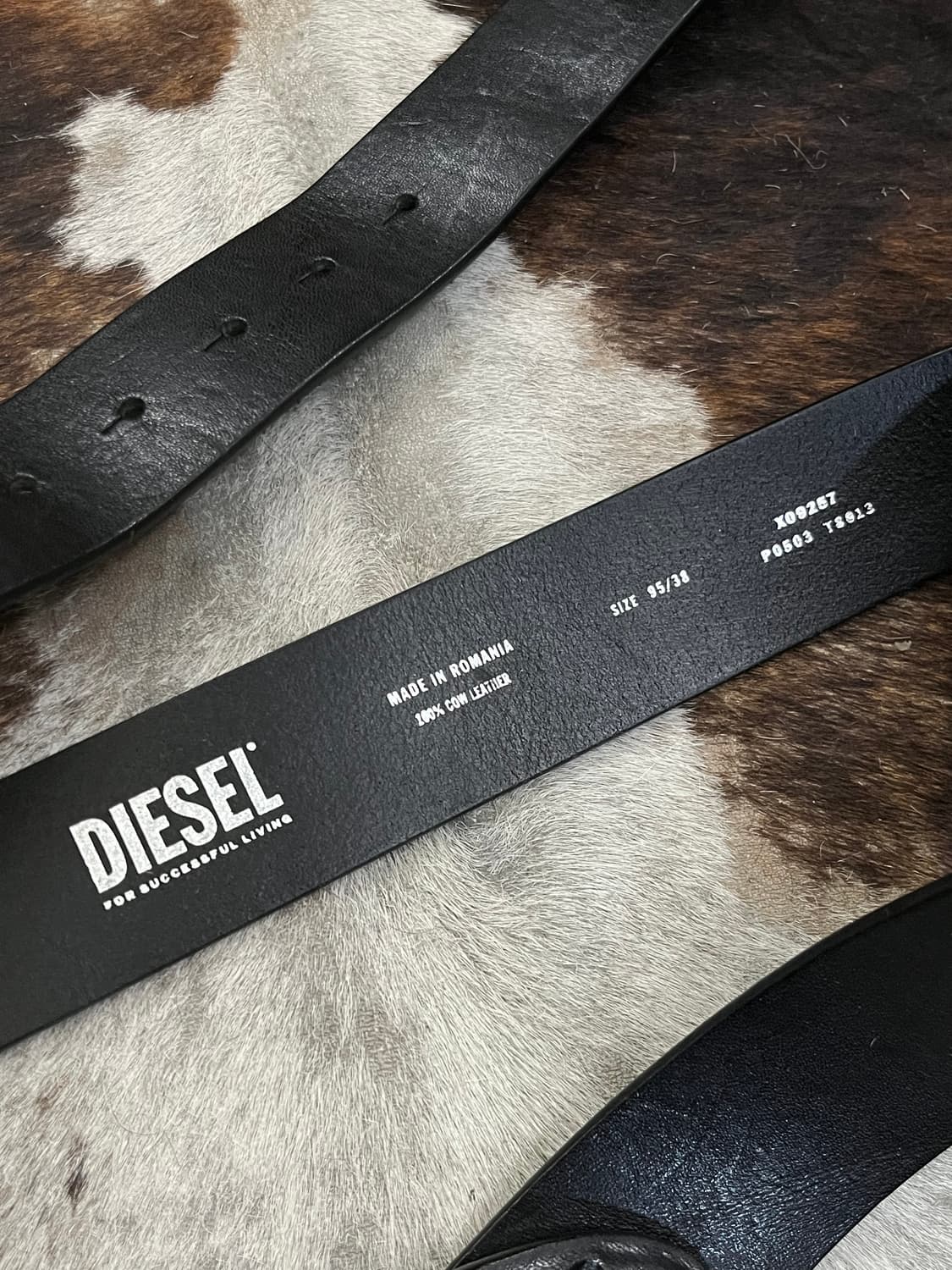 DIESEL B-1DR LEATHER BELT 상품이미지7