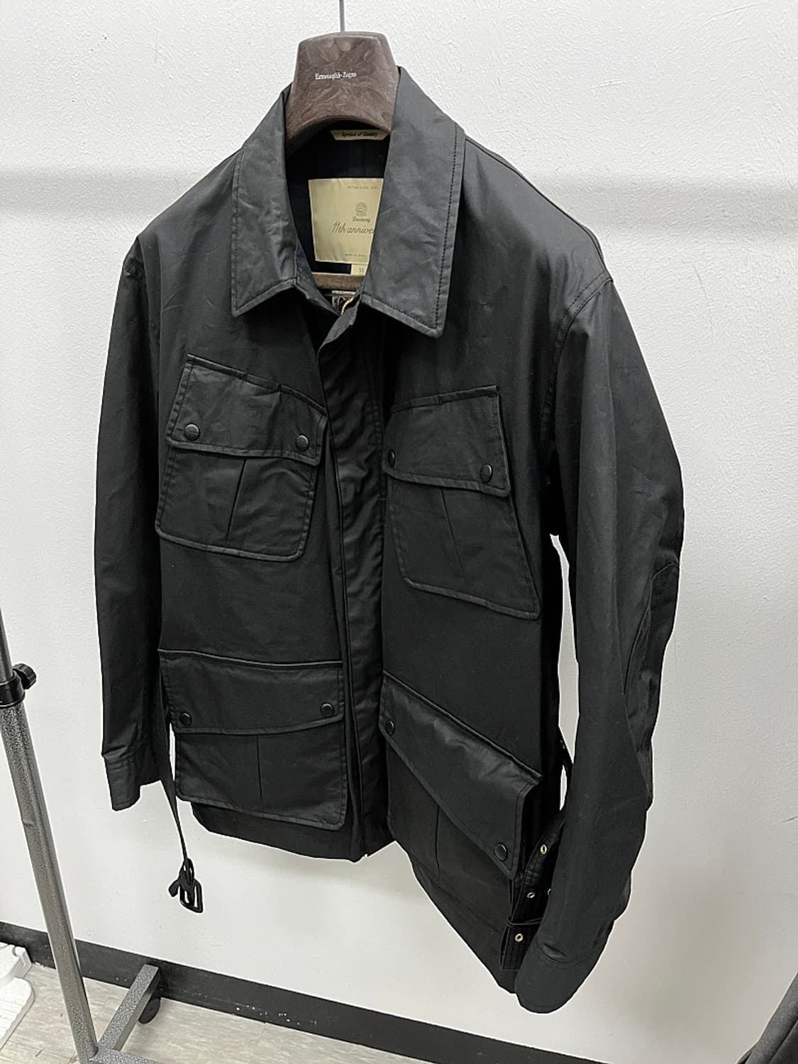 105) 바스통 005 블랙 왁스자켓  상품이미지2