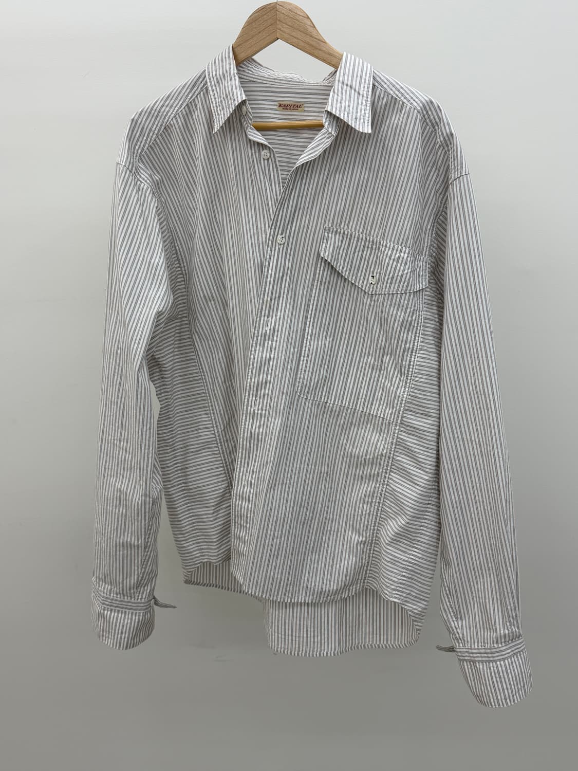 캐피탈 코튼 스트라이프 캐빈 워크 셔츠4(민트급) 상품이미지1