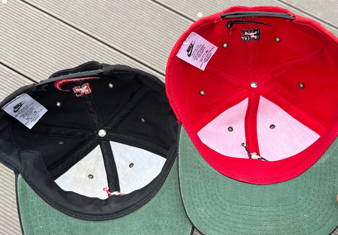 (Black) 90s 빈티지 나이키 에어 조던 캡 MADE IN USA 상품이미지4