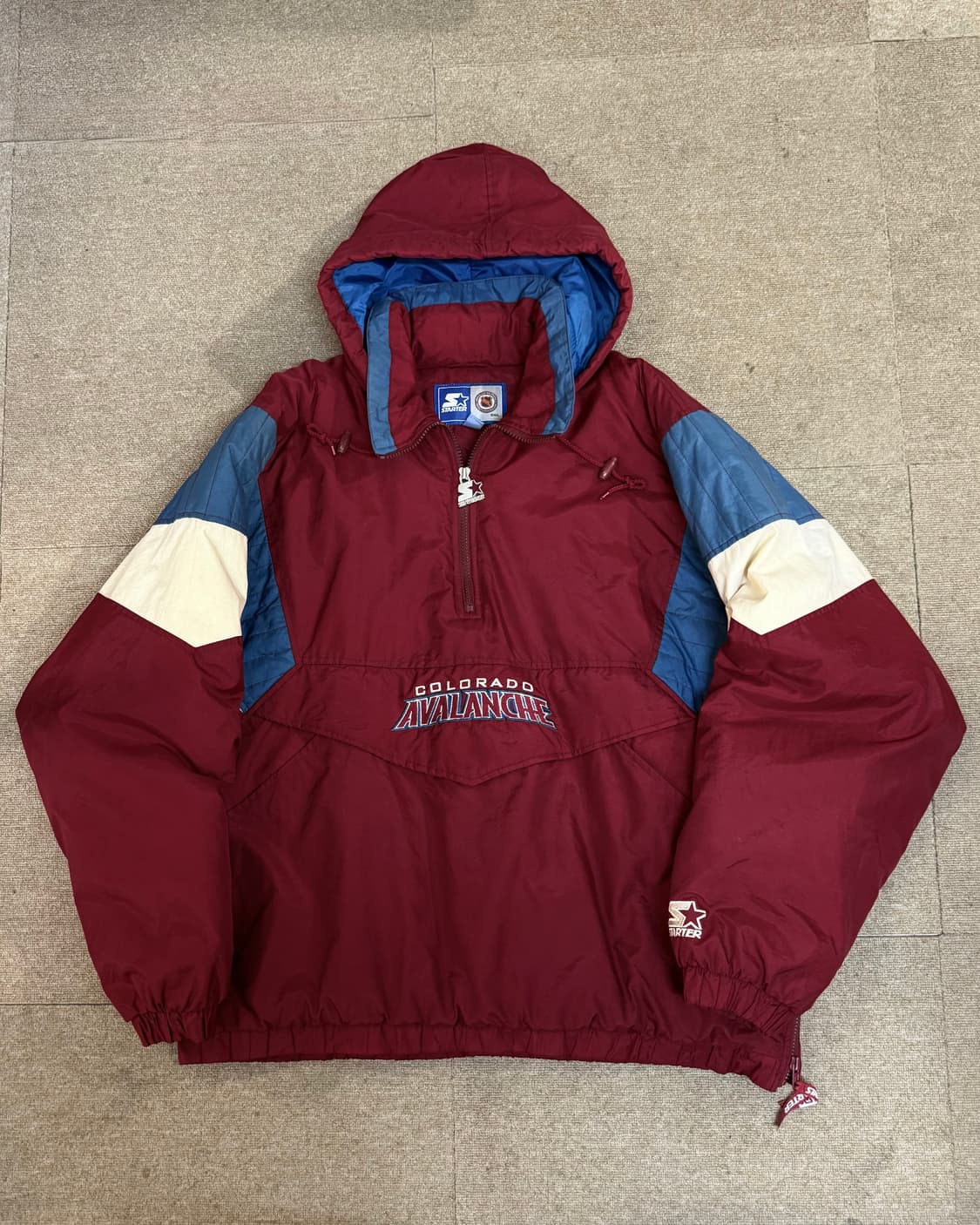 스타터 90s NHL Colorado Avalanche 아노락 점퍼  상품이미지1