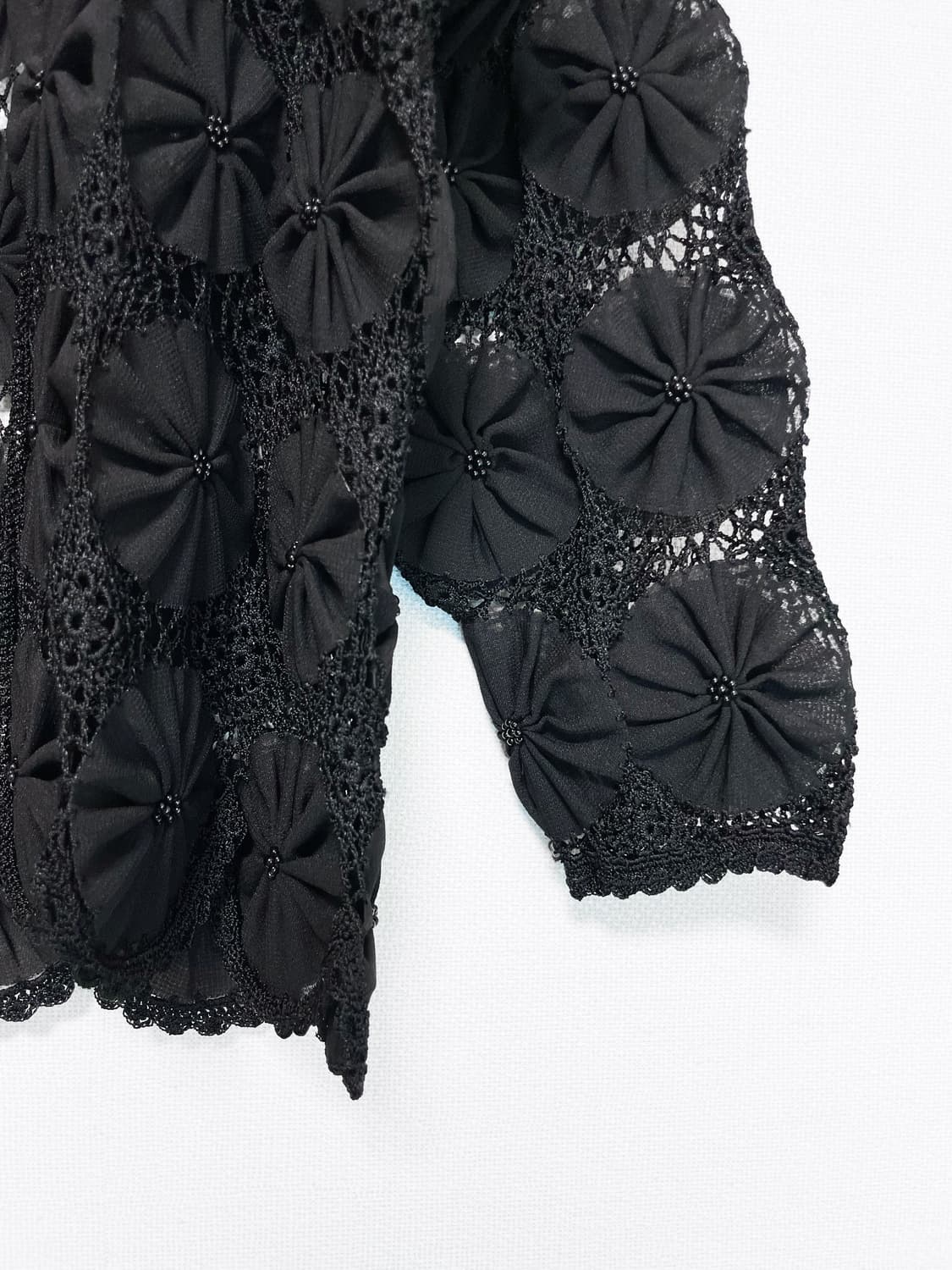 Flower Cardigan – Black 상품이미지6