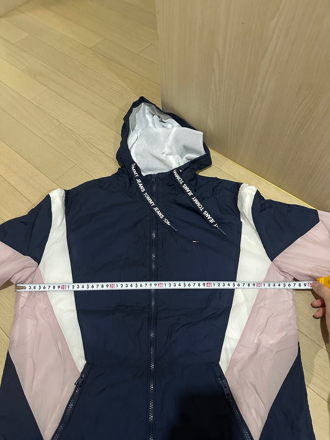 타미힐피거 타미진스 컬러블록 바람막이 M 상품이미지4