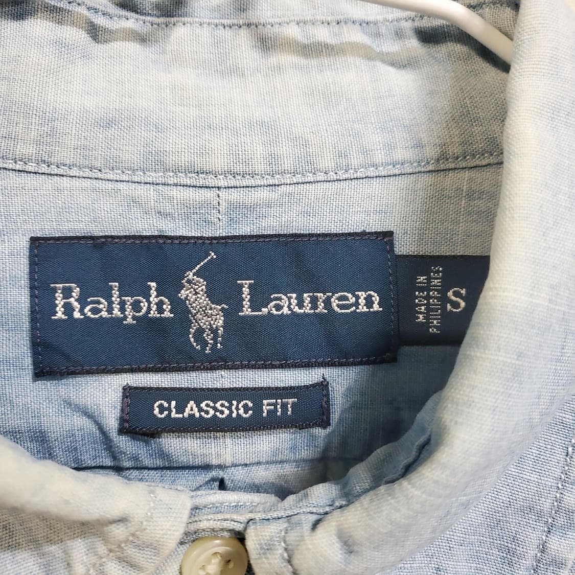 폴로랄프로렌 클래식핏 데님 긴팔 셔츠 상품이미지5