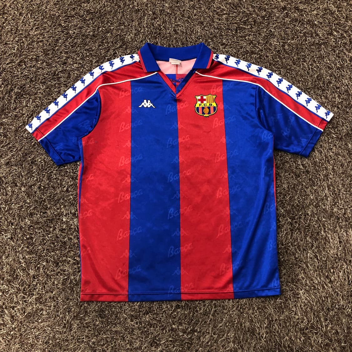 L 카파 바르셀로나 92-95 유니폼 반팔 티셔츠 상품이미지1
