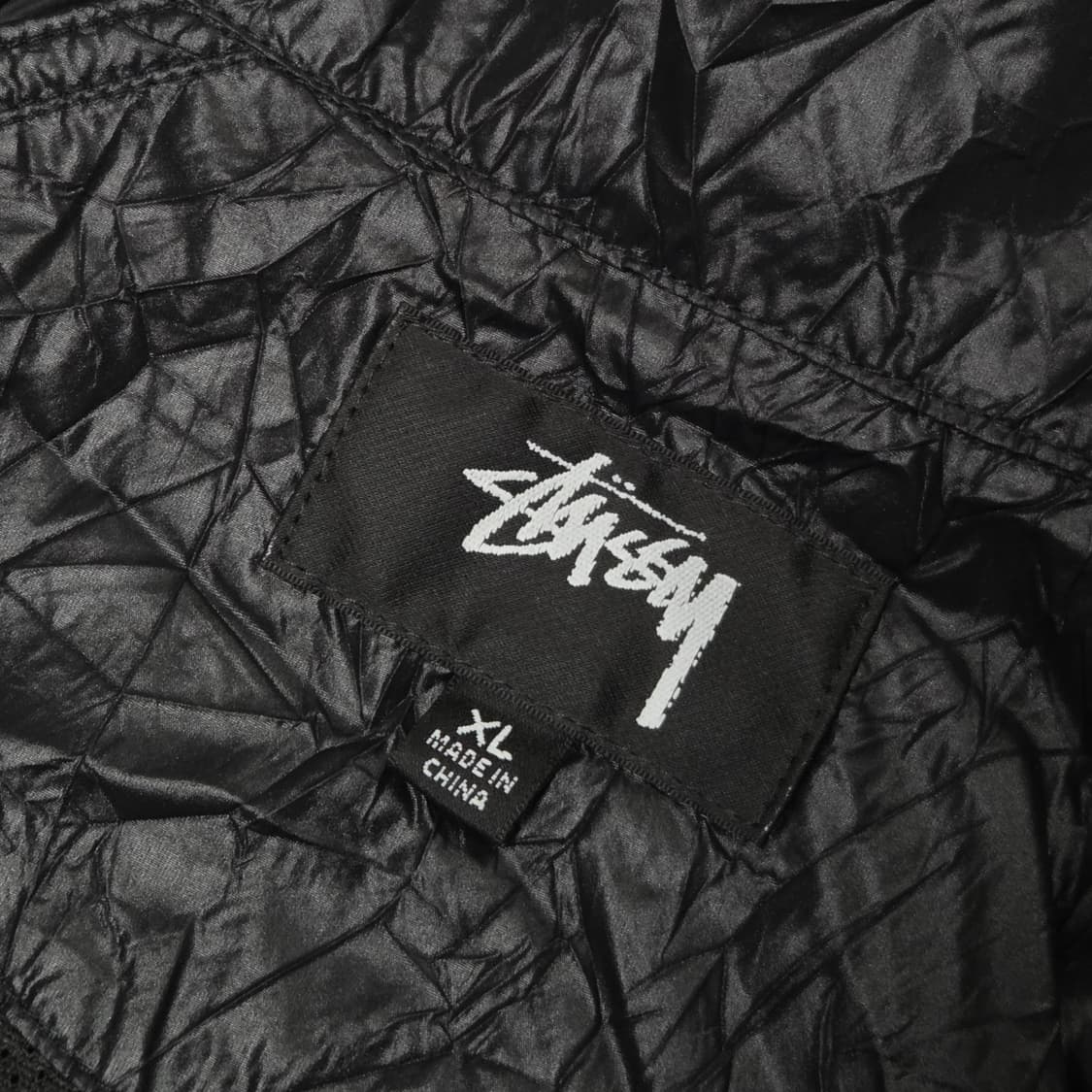 [XL] 스투시 링클 나일론 비치쉘 자켓 블랙 상품이미지8