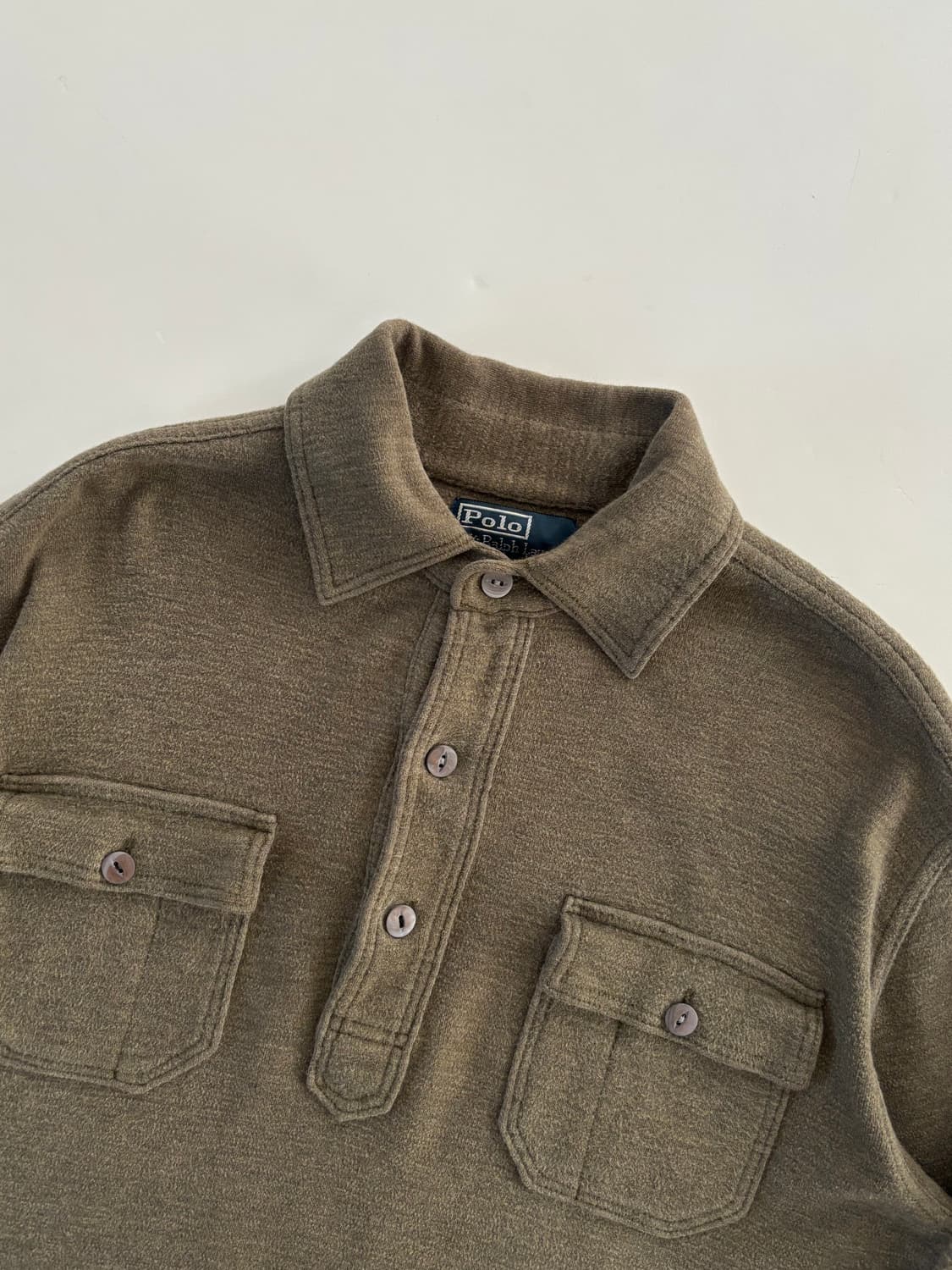 Polo 폴로 랄프로렌 카키 풀오버 셔츠 상품이미지5