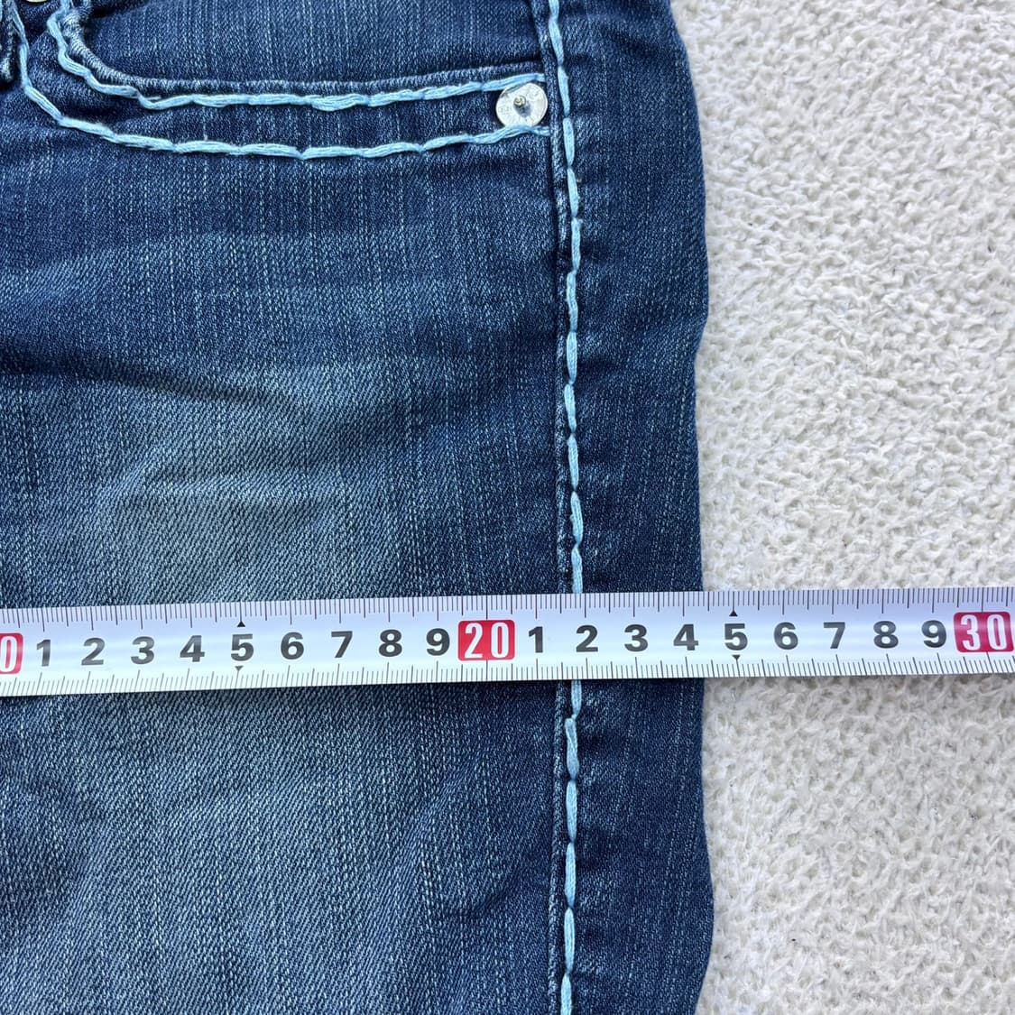 27 트루릴리전 데님 숏 팬츠 0406E 상품이미지10