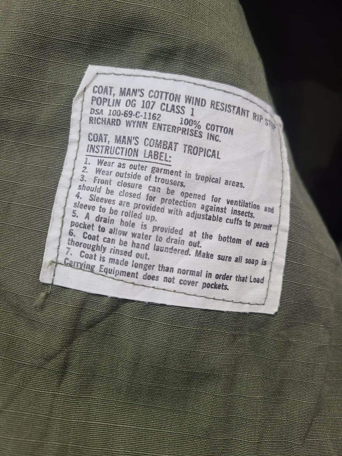 밀리터리 60년대 정글퍼티그 small short 상품이미지4