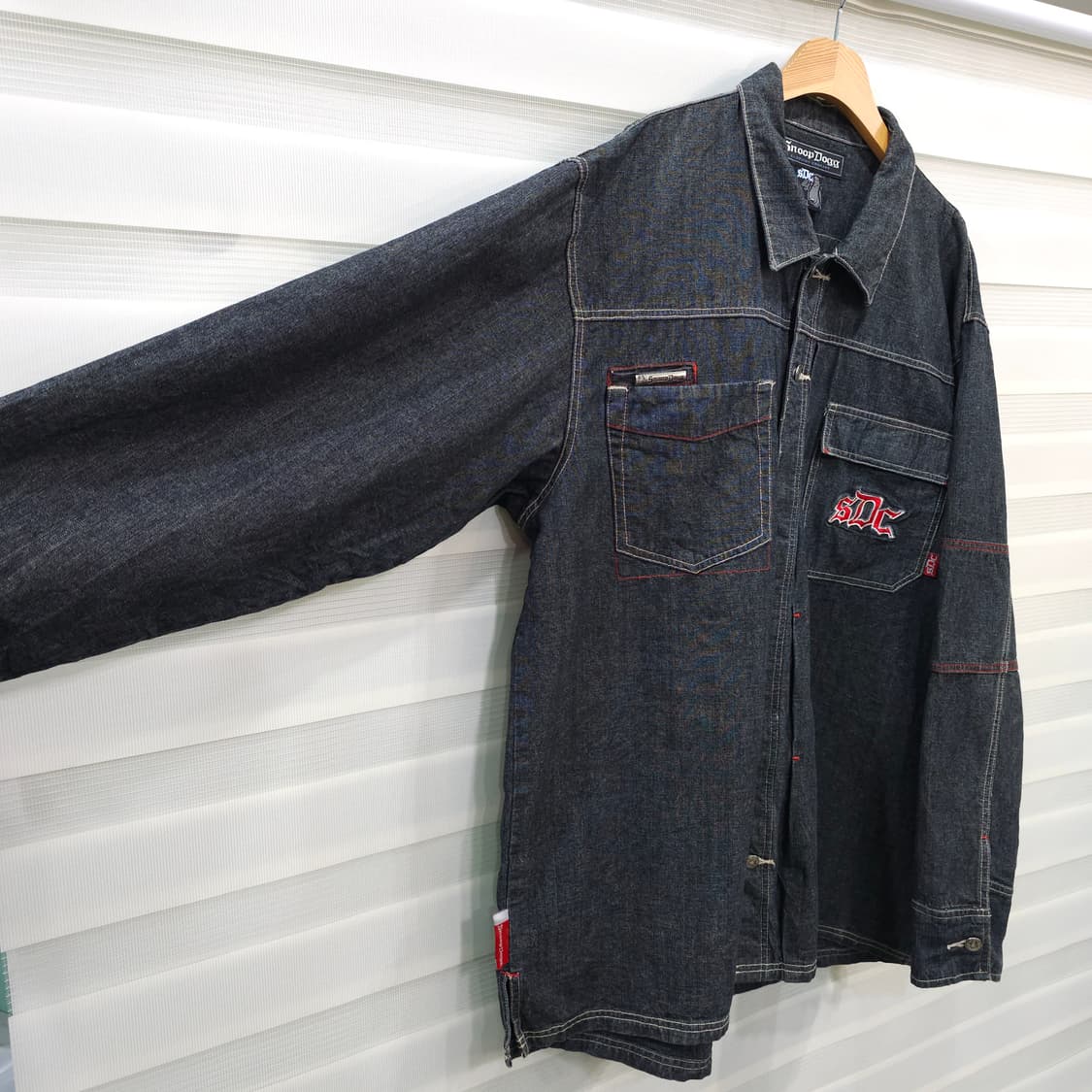 빈티지 스눕독 Snoop Dogg 빅사이즈 데님셔츠- 2XL 상품이미지6