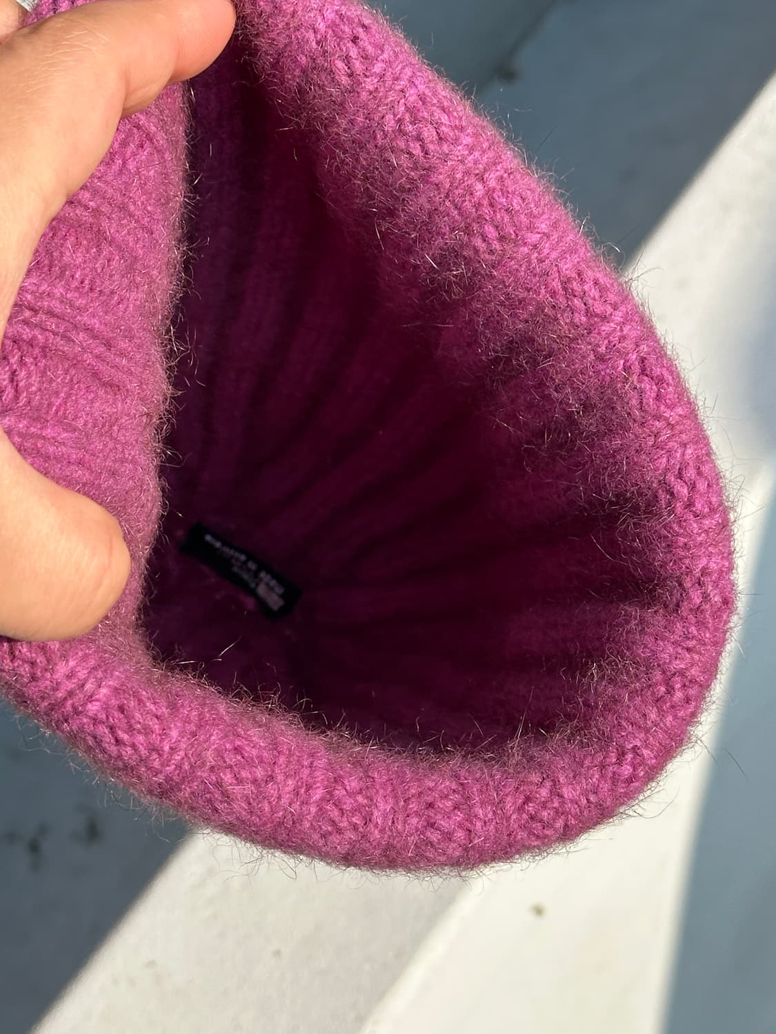 [M] 빈티지 골지 울 니트 비니 모자 Australia made 상품이미지4