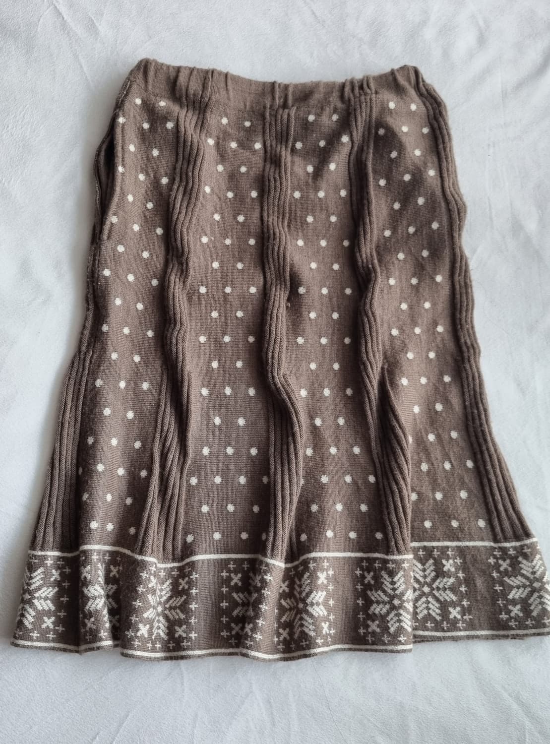 빈티지 모리걸 하구미 니트 스커트 상품이미지1