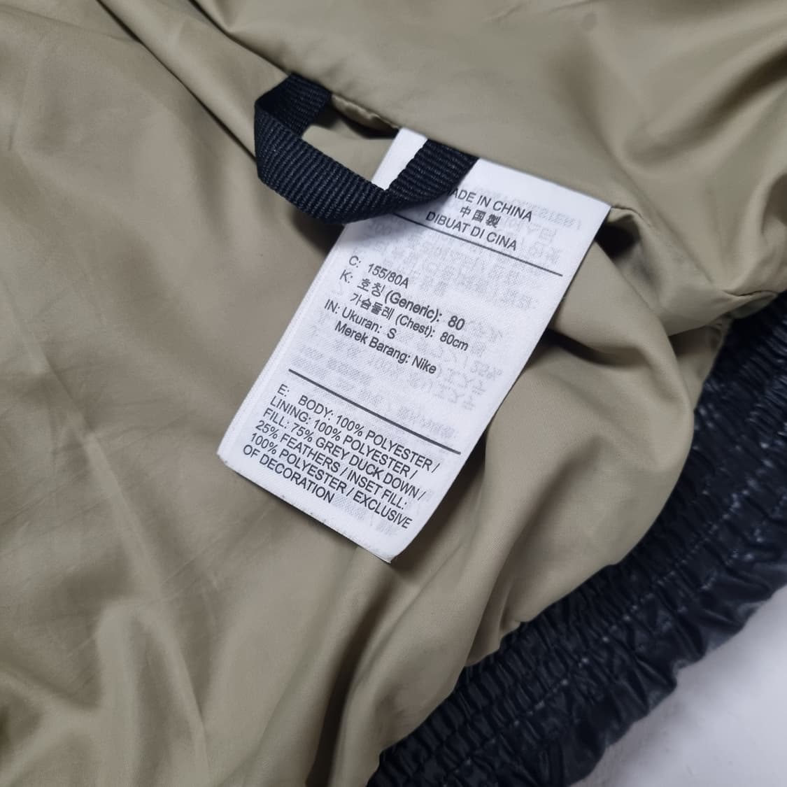 나이키 우먼즈 크롭 숏패딩 - S      상품이미지10