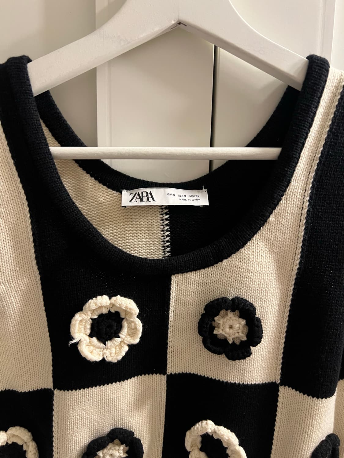 자라 샤넬맛 사이드 밴드 크로셰 탑 상품이미지2