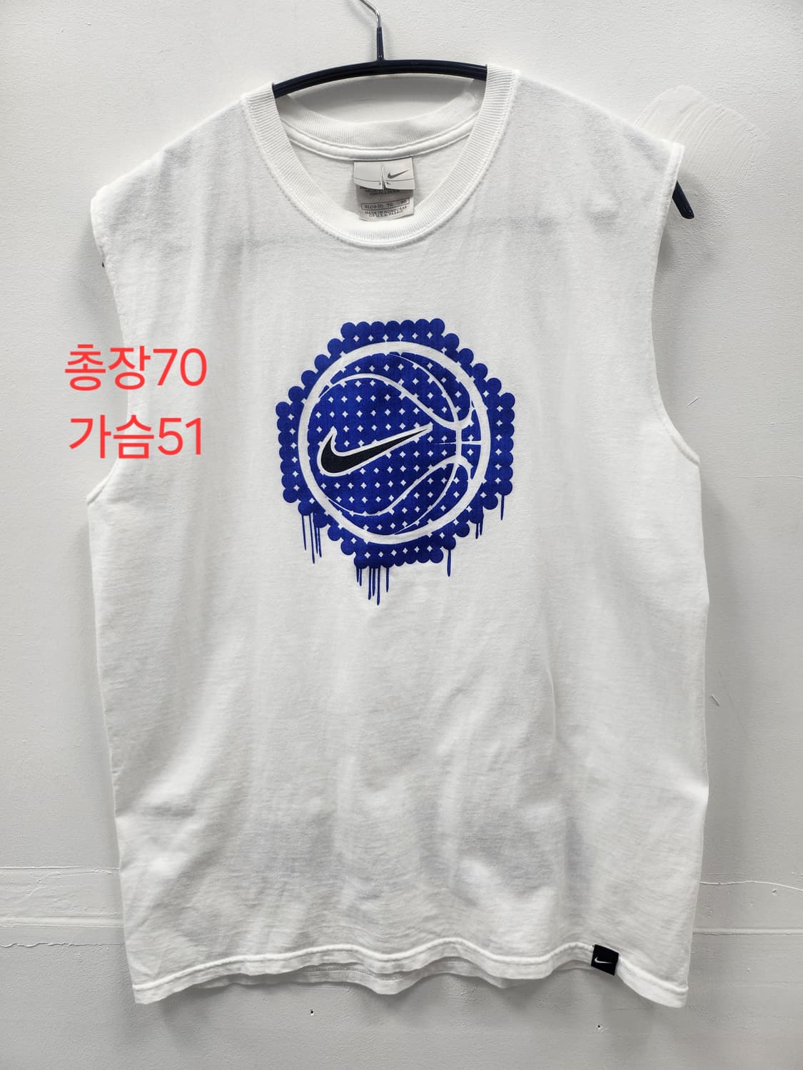 XL [중고유일]나이키 올드스쿨 Y2K 남성 민소매 나시 상품이미지1