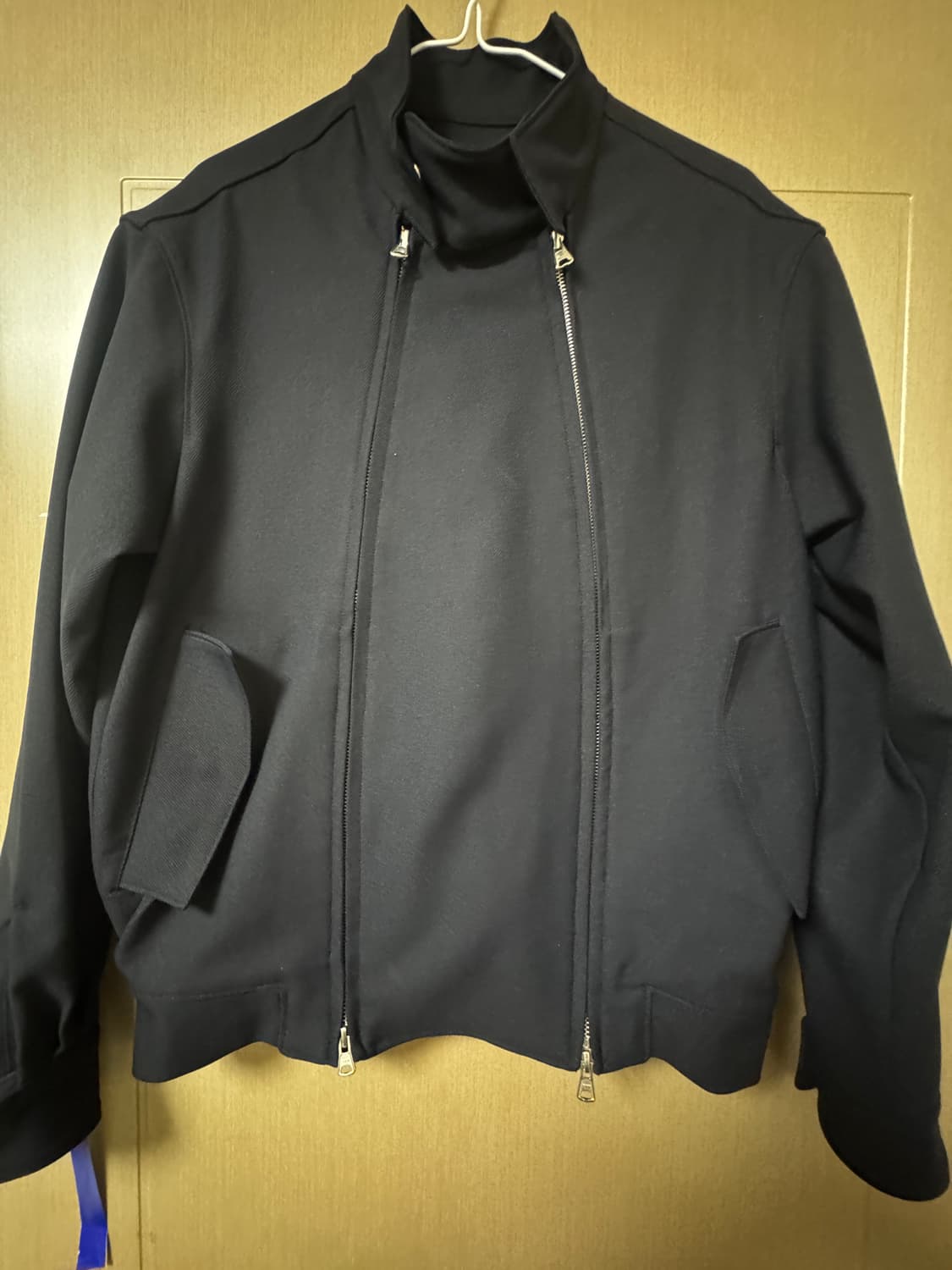 EE 누마레 DOUBLE ZIP HARRINGTON JACKET NAVY 상품이미지3