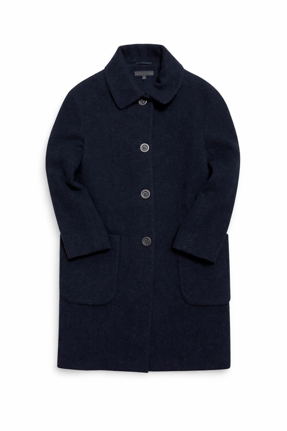 빈티지 UNIQLO 유니클로 울 블렌드 싱글 코트 네이비 S 상품이미지1