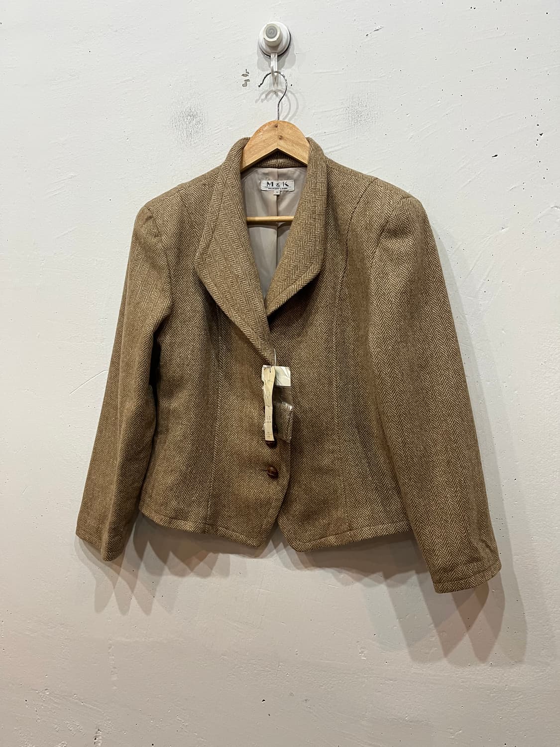 M&K JPN 헤링본 울 자켓 우먼즈  상품이미지1