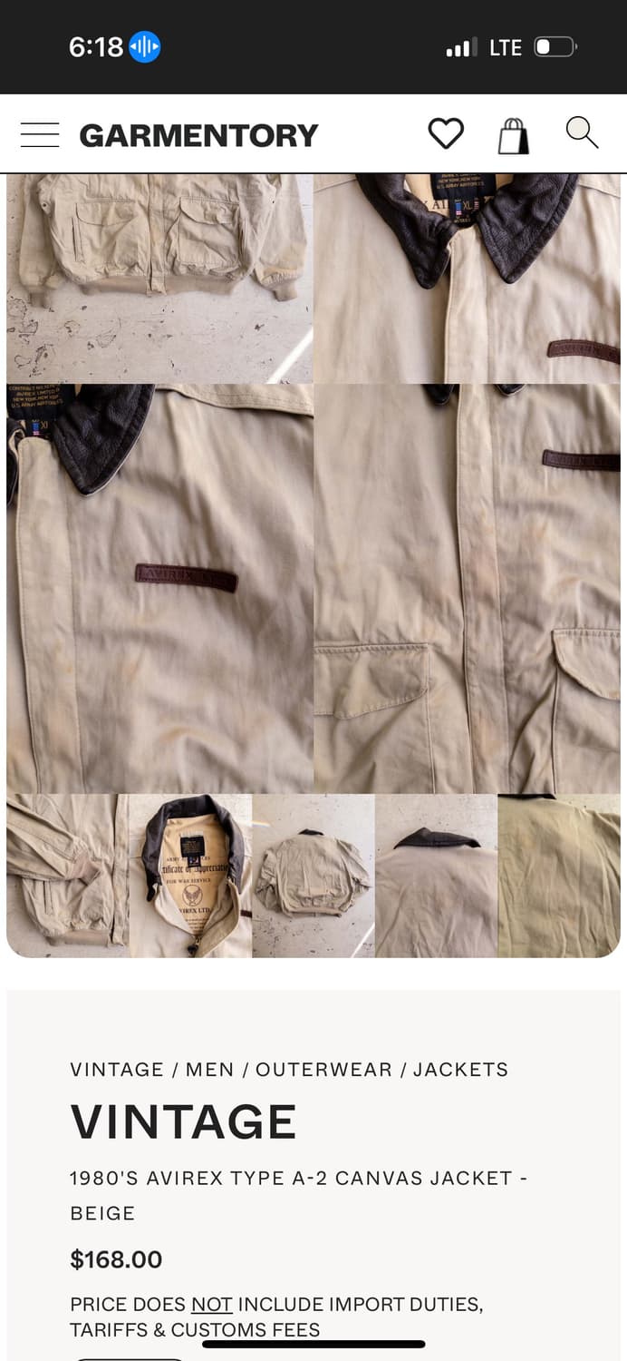 80s 아비렉스 LTD. TYPE A-2 U.S.A 빈티지 플라이트 자켓 상품이미지2