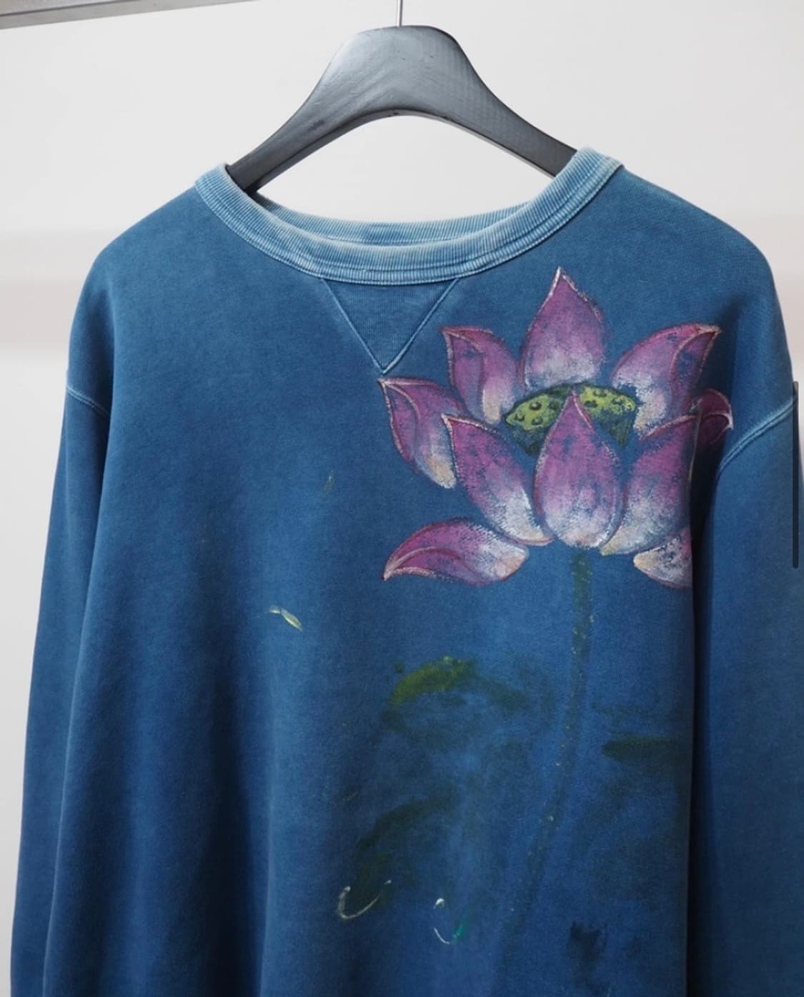 꽃 프린팅 빈티지 맨투맨 상품이미지2