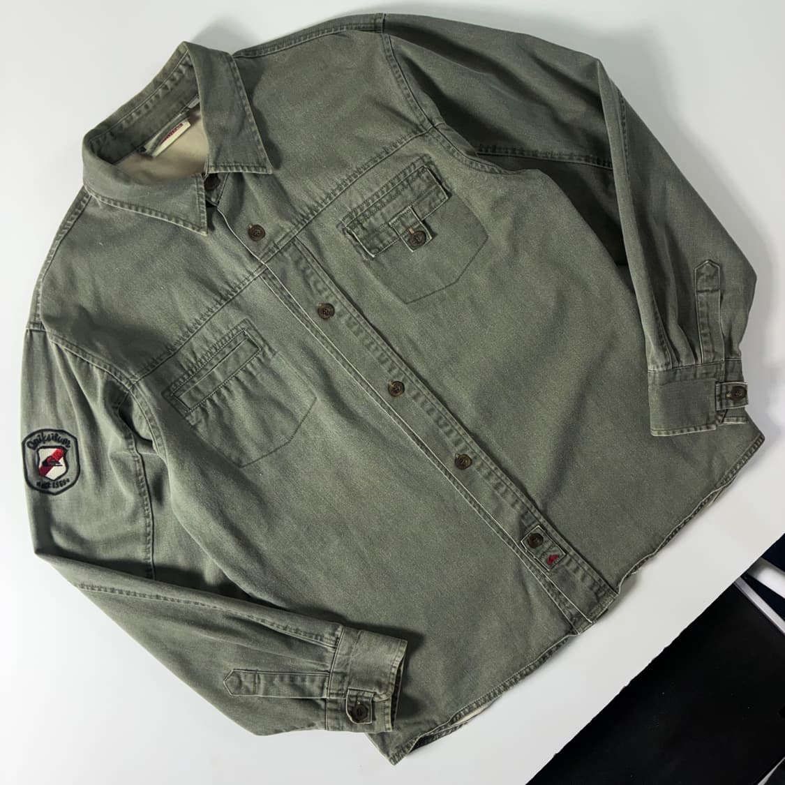 Quiksiver 퀵실버 포켓 아이언 버튼데님 셔츠 상품이미지2