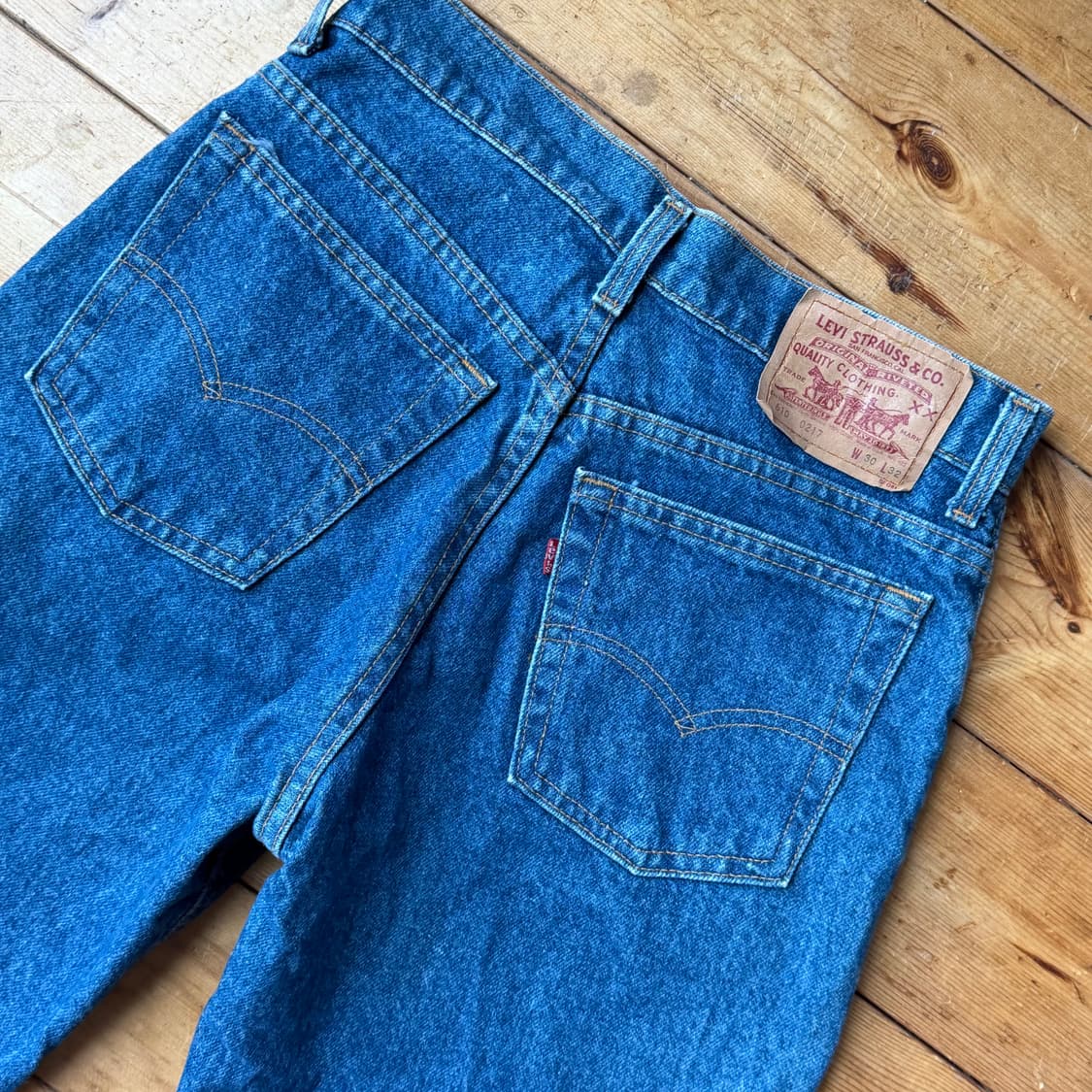 90‘s USA 리바이스 610-0217 데님 상품이미지5