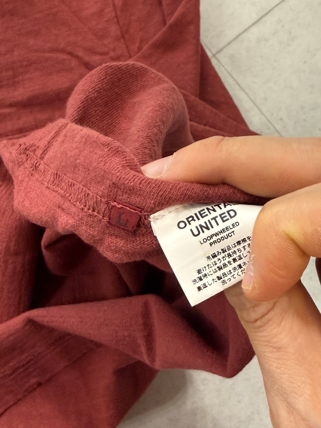 오리엔탈 유나이티드 룹휠 티셔츠 L 상품이미지4