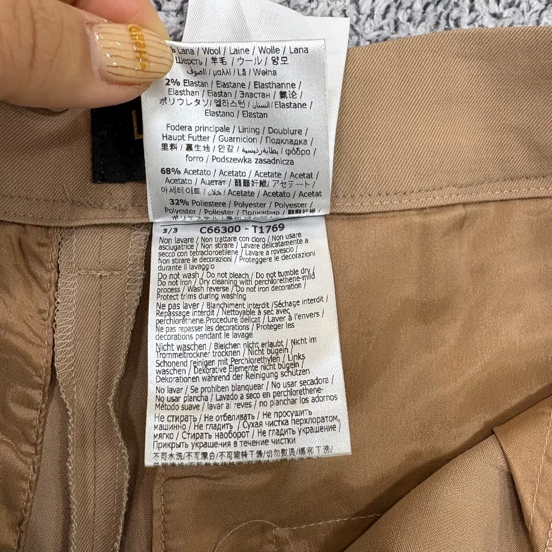 40 리우조 여성 와이드 면바지 치노팬츠 0415J 상품이미지4