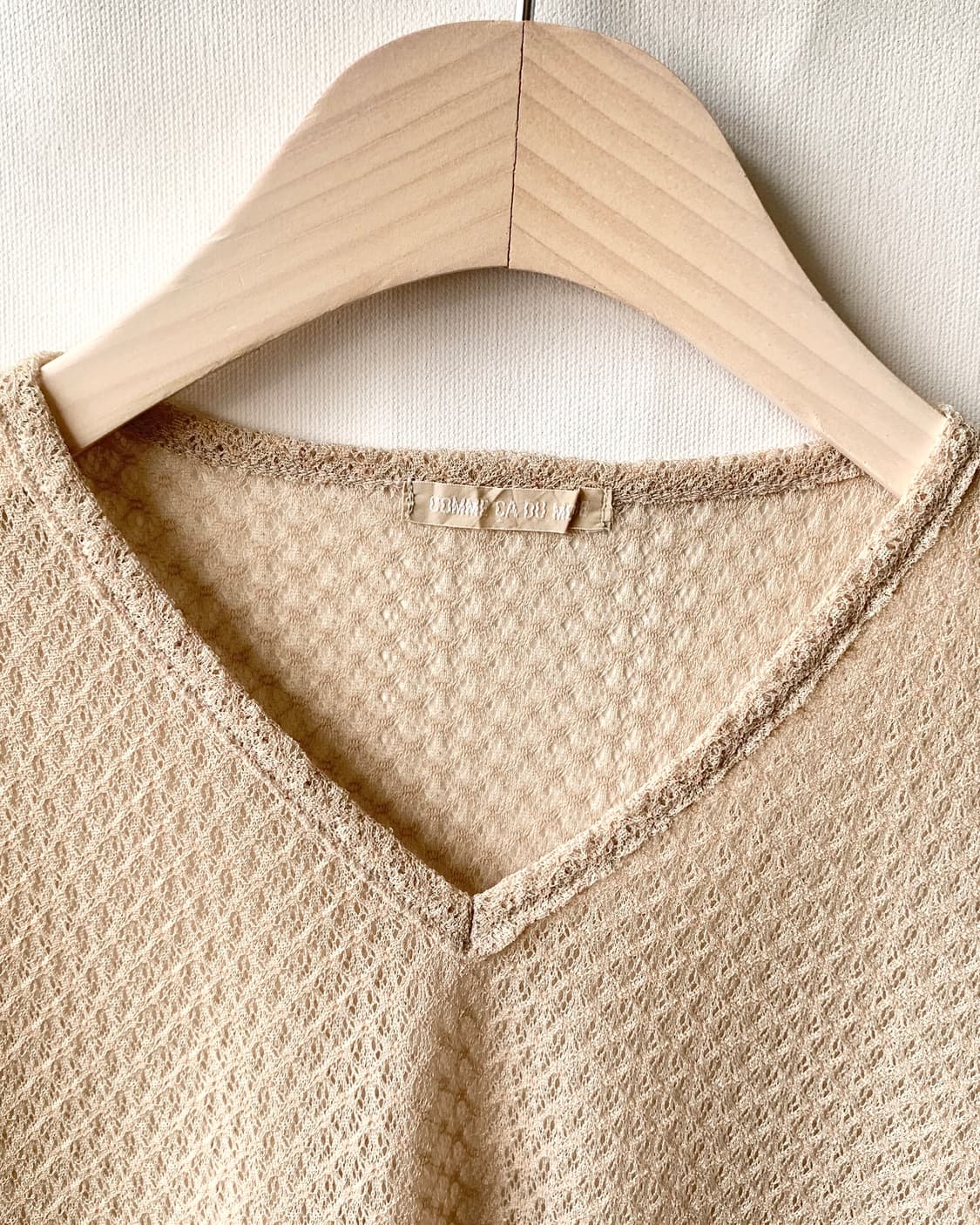 [COMME CA] diamond mesh top 상품이미지5