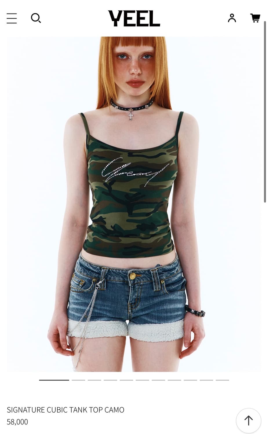 YEEL SIGNATURE CUBIC TANK TOP CAMO 상품이미지1