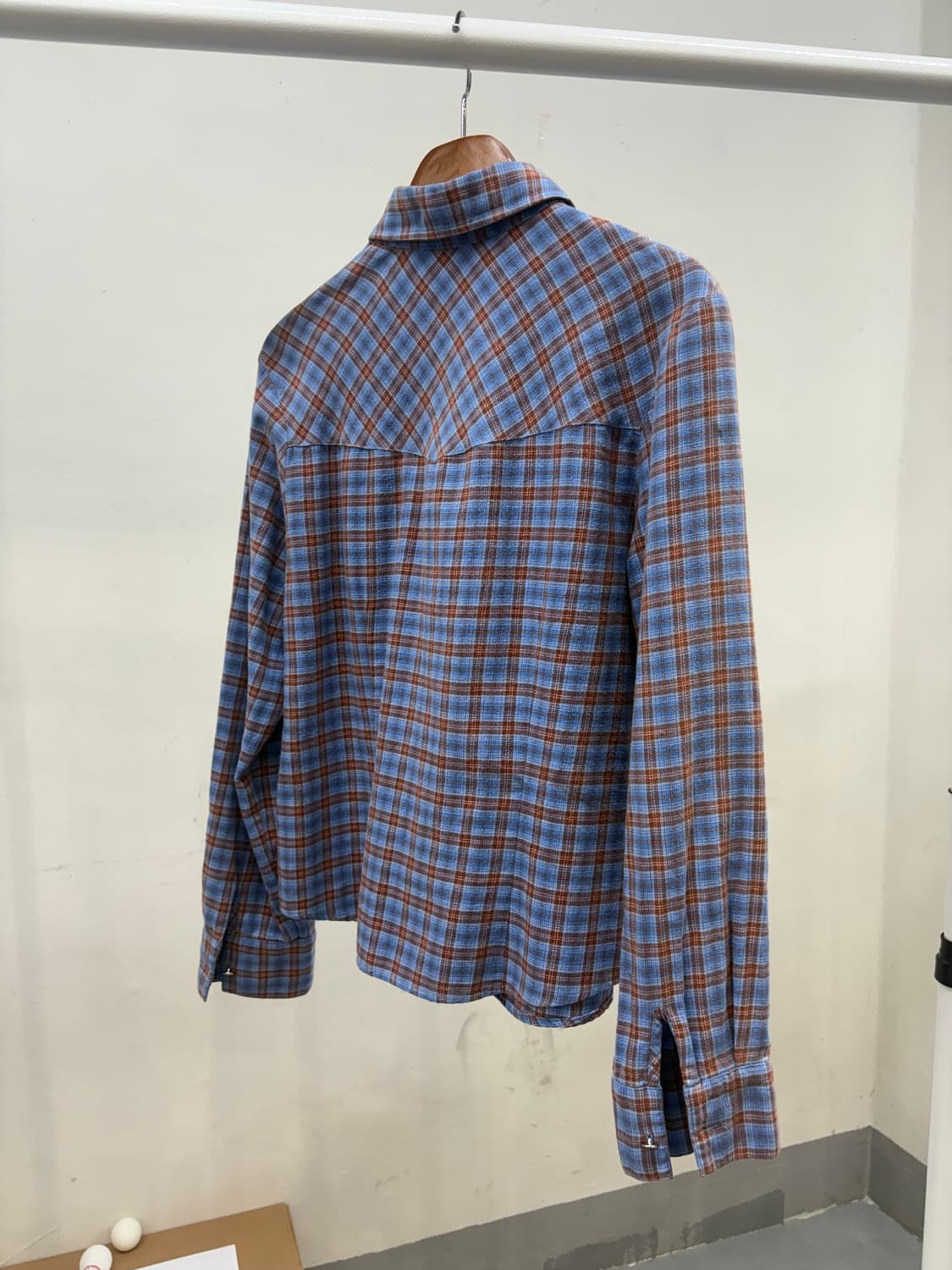 웨스턴 크롭 체크셔츠 상품이미지2