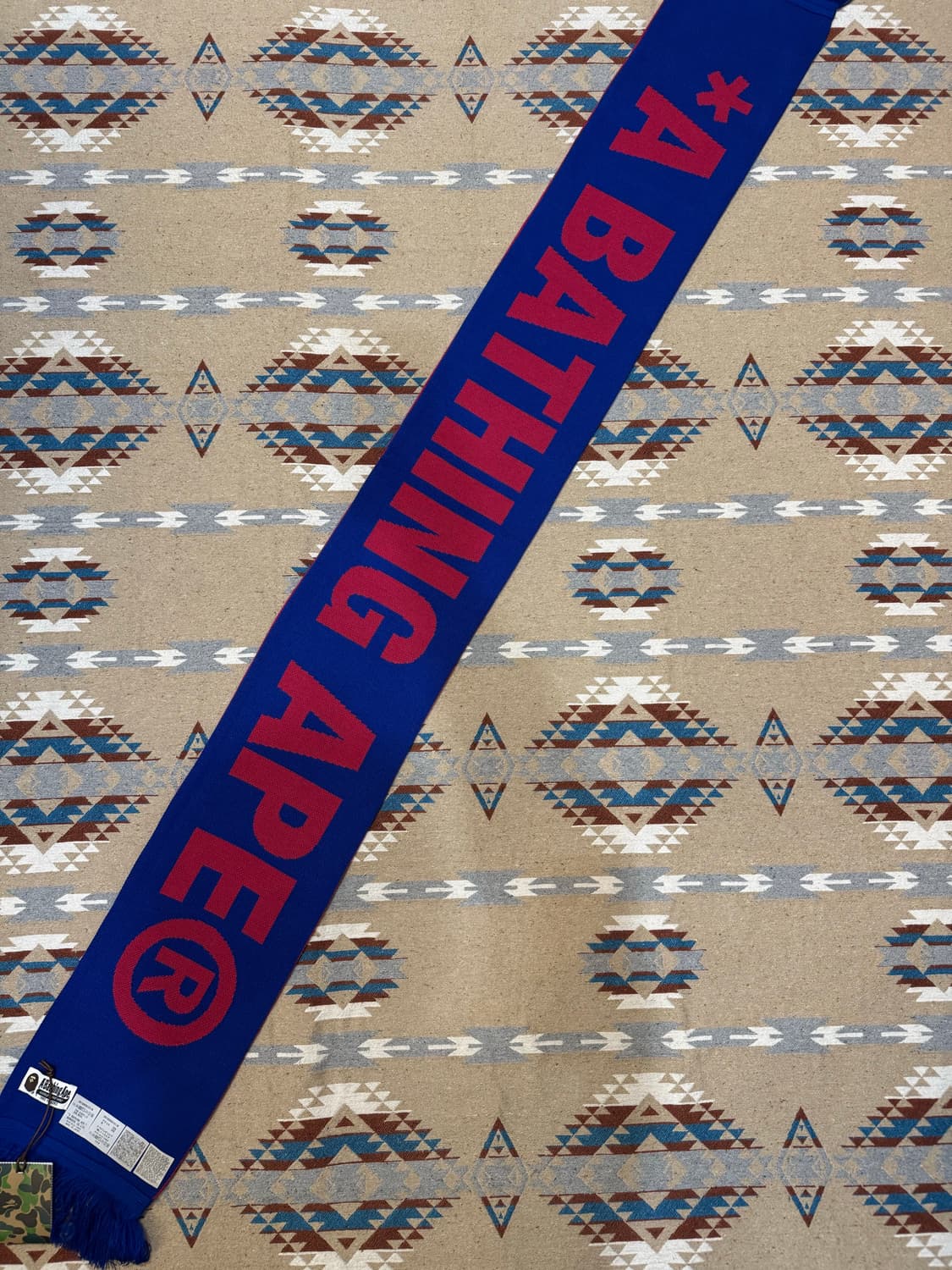 [OS] 베이프 자카드 로고 롱 스카프 (머플러) 상품이미지7