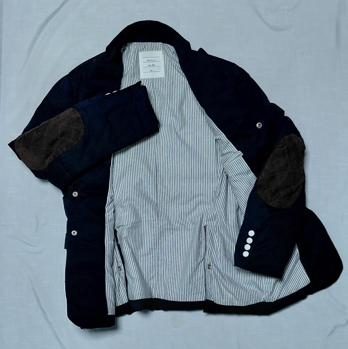 [L] BOWL CLASSIC 볼 클래식 - 엘보 패치 퀼팅 패딩 자켓  상품이미지4