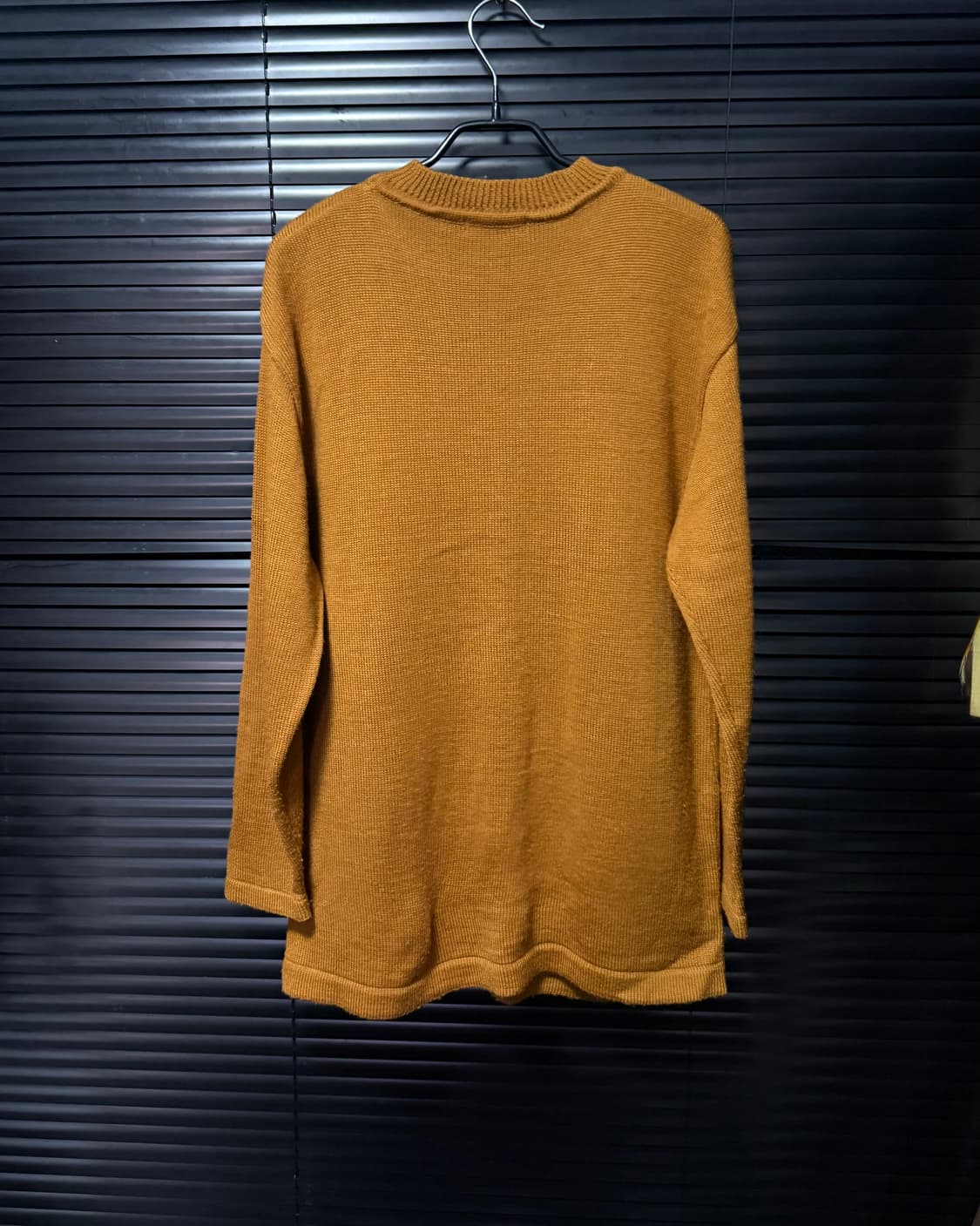 ALGEBRIQUE 에스닉 패턴 패치 주황색 오렌지 빈티지 웨스턴 스웨터 상품이미지4