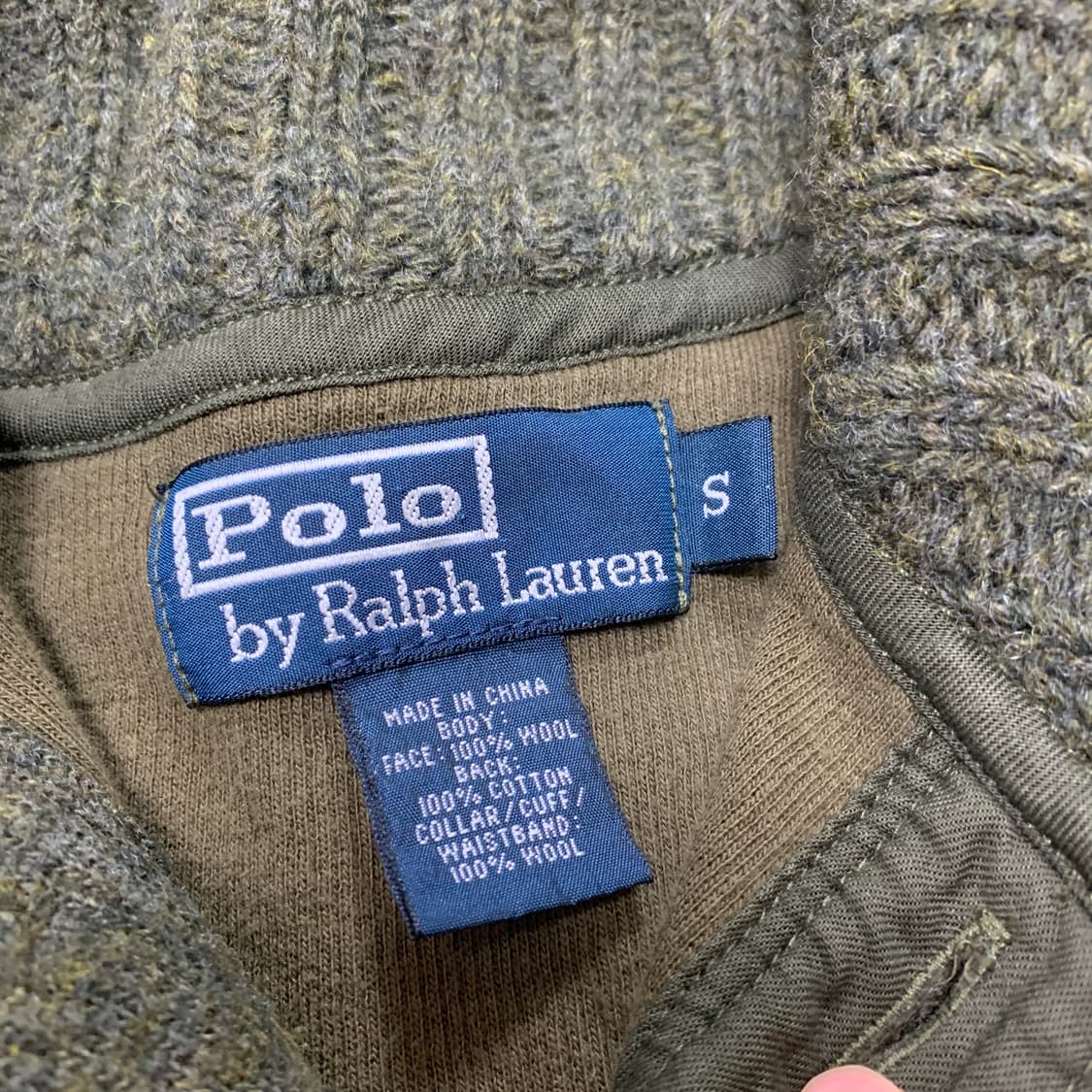 [S] Polo 랄프로렌 숄카라 엘보패치 니트 상품이미지4