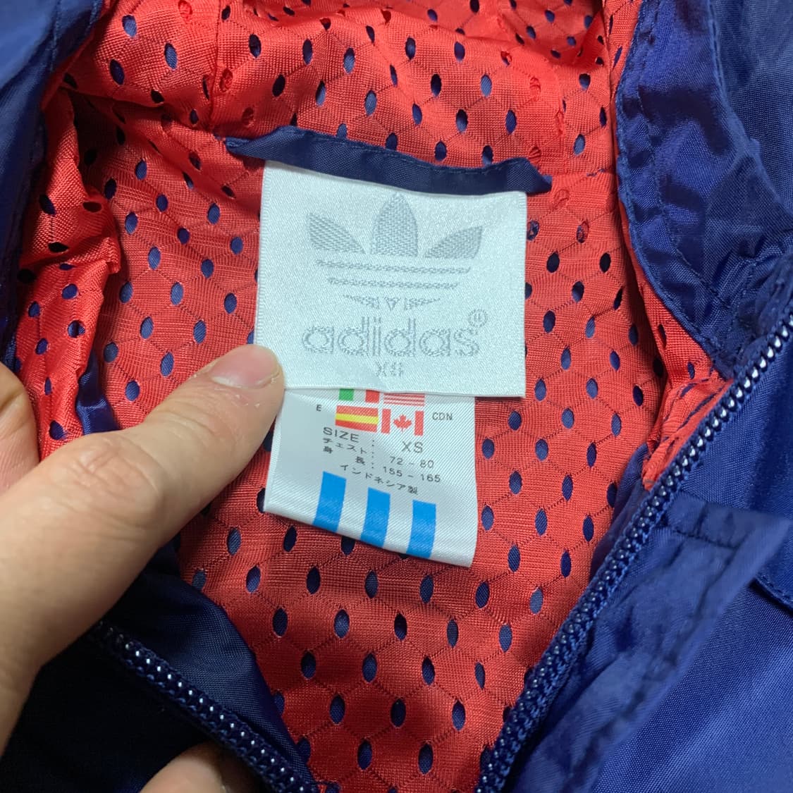 XS-95)99년12월 아디다스 재팬 헤리티지 윈드브레이커 상품이미지3