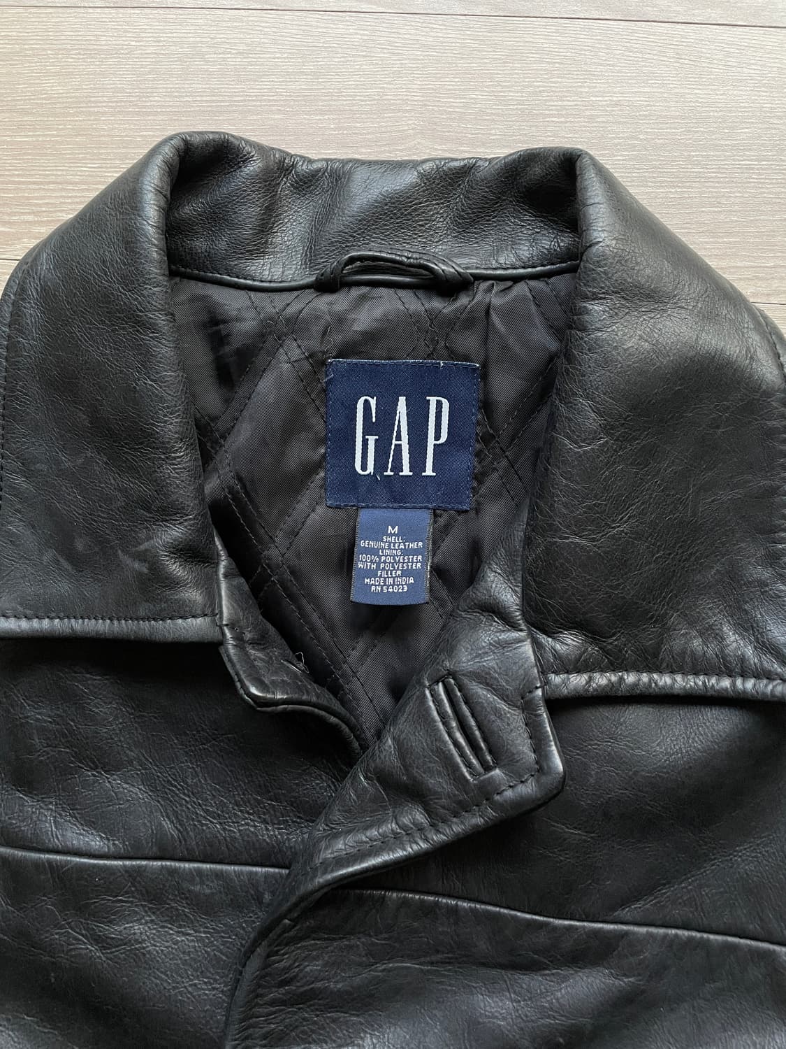 90s 올드갭 레더 카코트 gap carcoat 상품이미지3