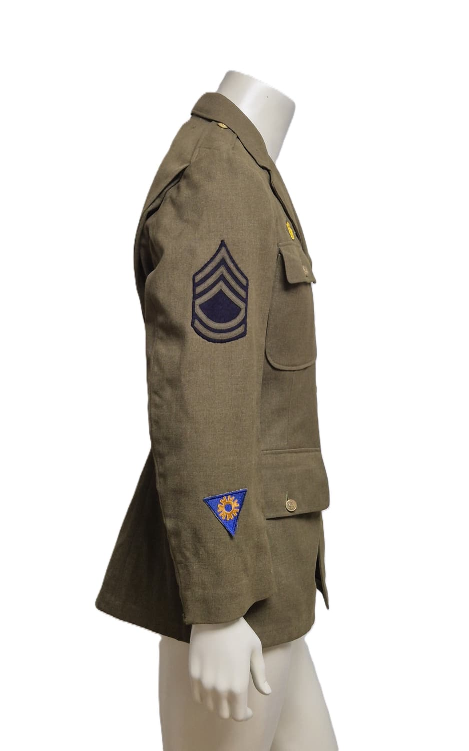 미육군 구형 중사 WW2 정복 전투복 상의 자켓 상품이미지3