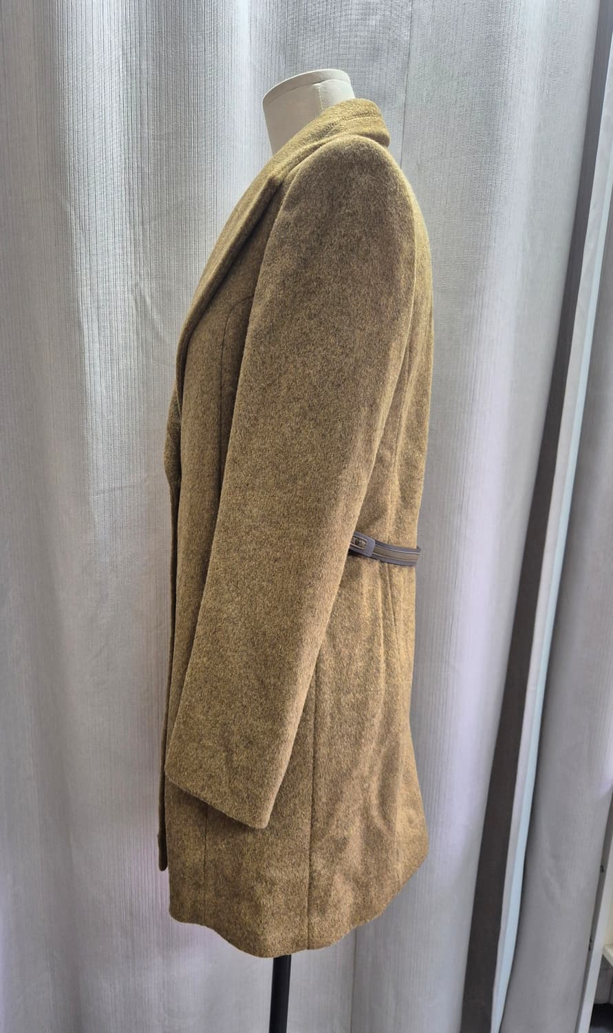 올리비아 하슬러 브라운 코트 85#최상급 상품이미지4