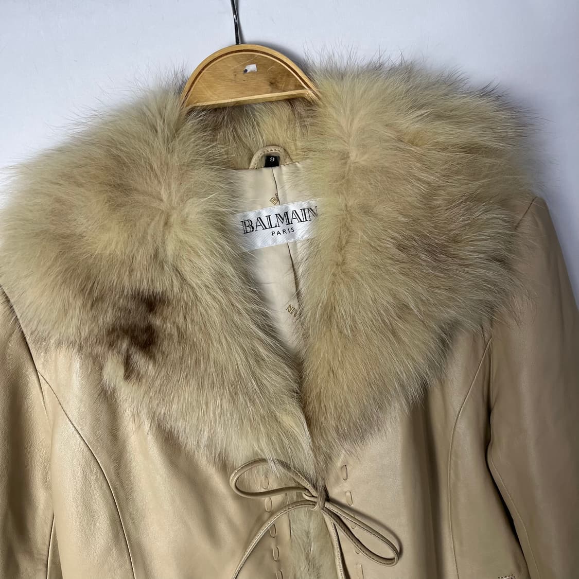 [Balmain] 90's 발망 재팬 램스킨 폭스퍼 자켓 상품이미지3