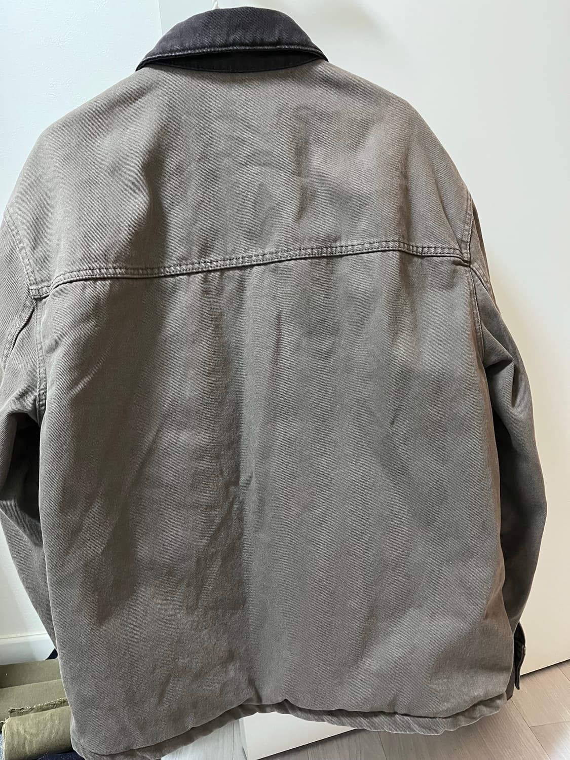 자라 콘트리스트 워크자켓 M 브라운그레이 상품이미지2