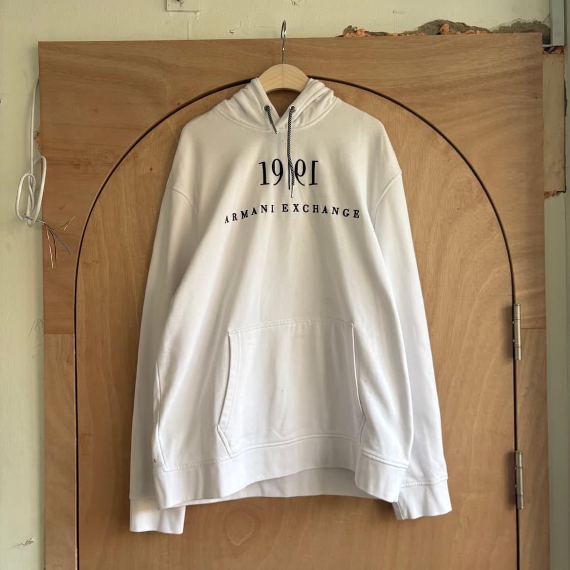 알마니 익스체인지 로고 후디 상품이미지1