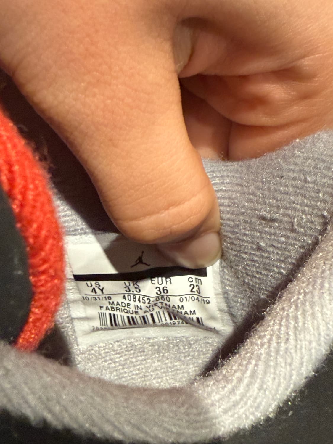 나이키 조던4 레트로 브레드 235 상품이미지6