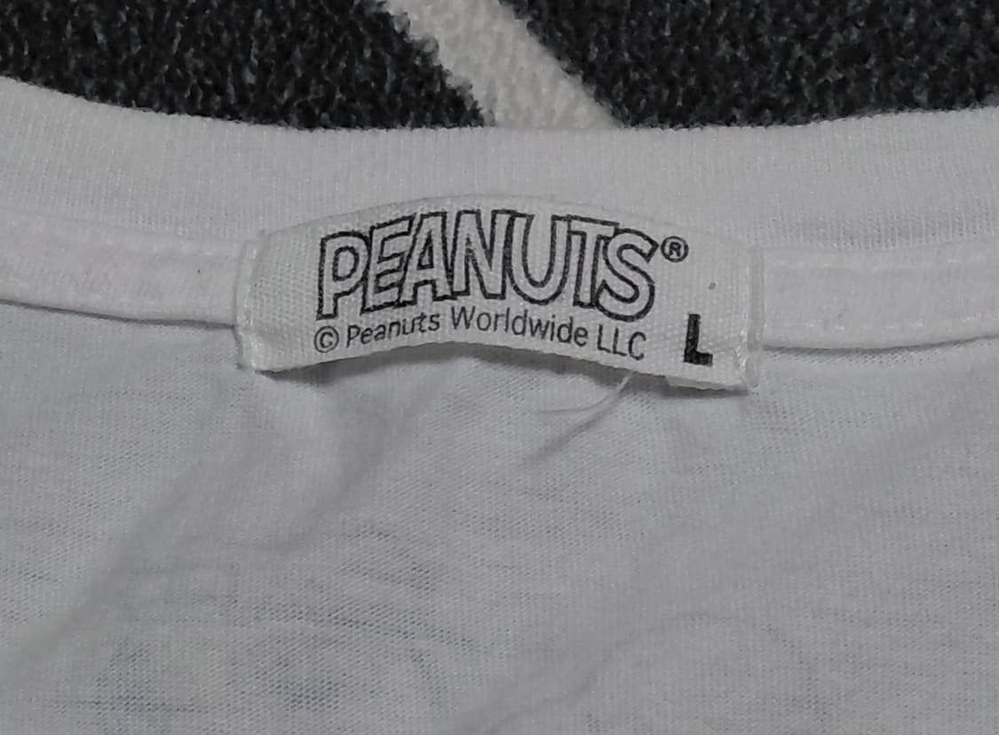 [정품] 스누피&올라프 빅 프린트 화이트 티셔츠 (L사이즈) 상품이미지4
