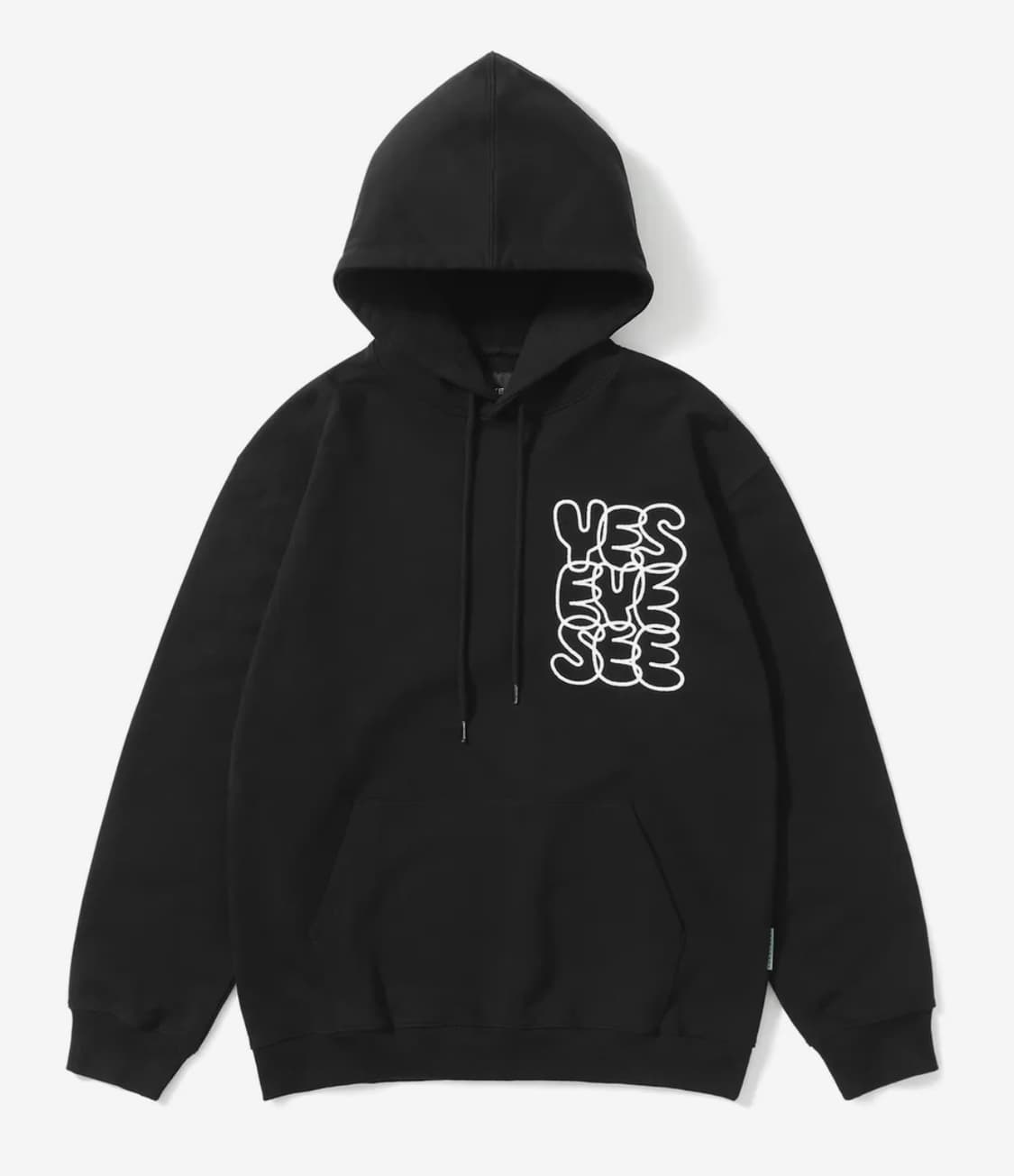 예스아이씨 후드티 C-Logo Hoodie Black S 상품이미지1