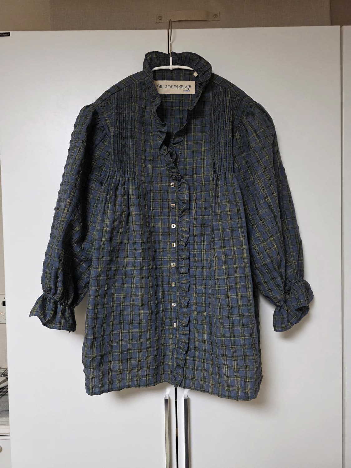 비아플레인 빅토리아 프릴 블라우스 상품이미지4