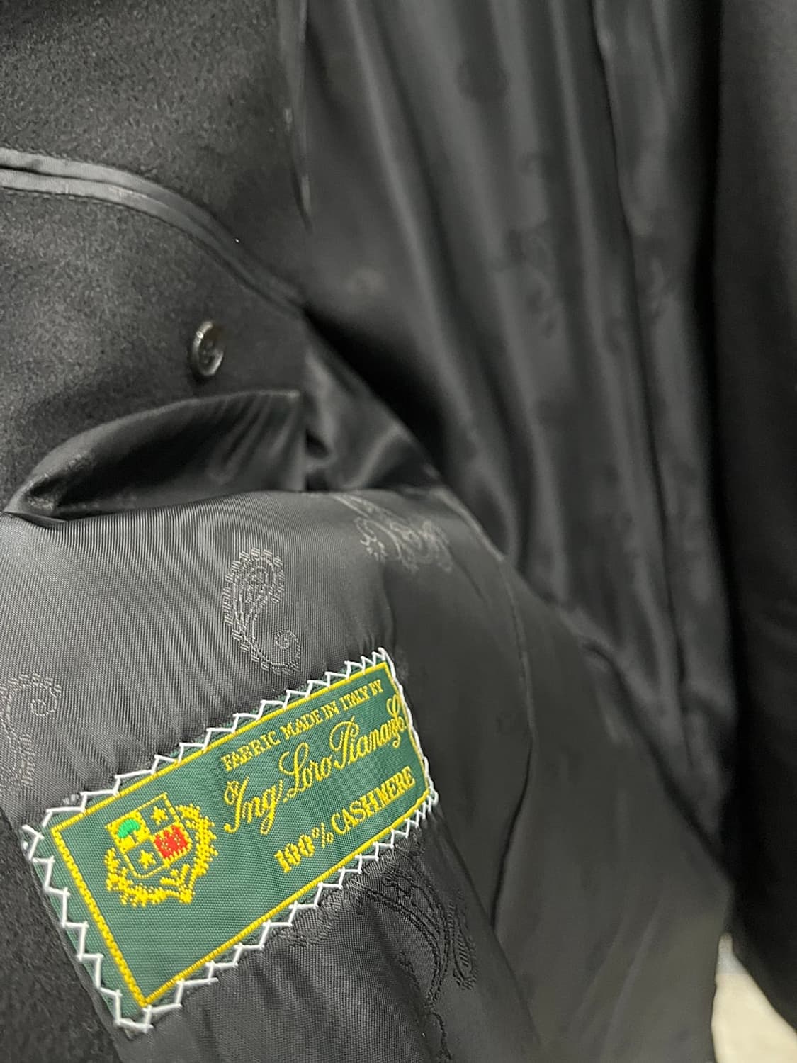 100-105) 로로피아나 원단 캐시미어100% 코트  상품이미지5