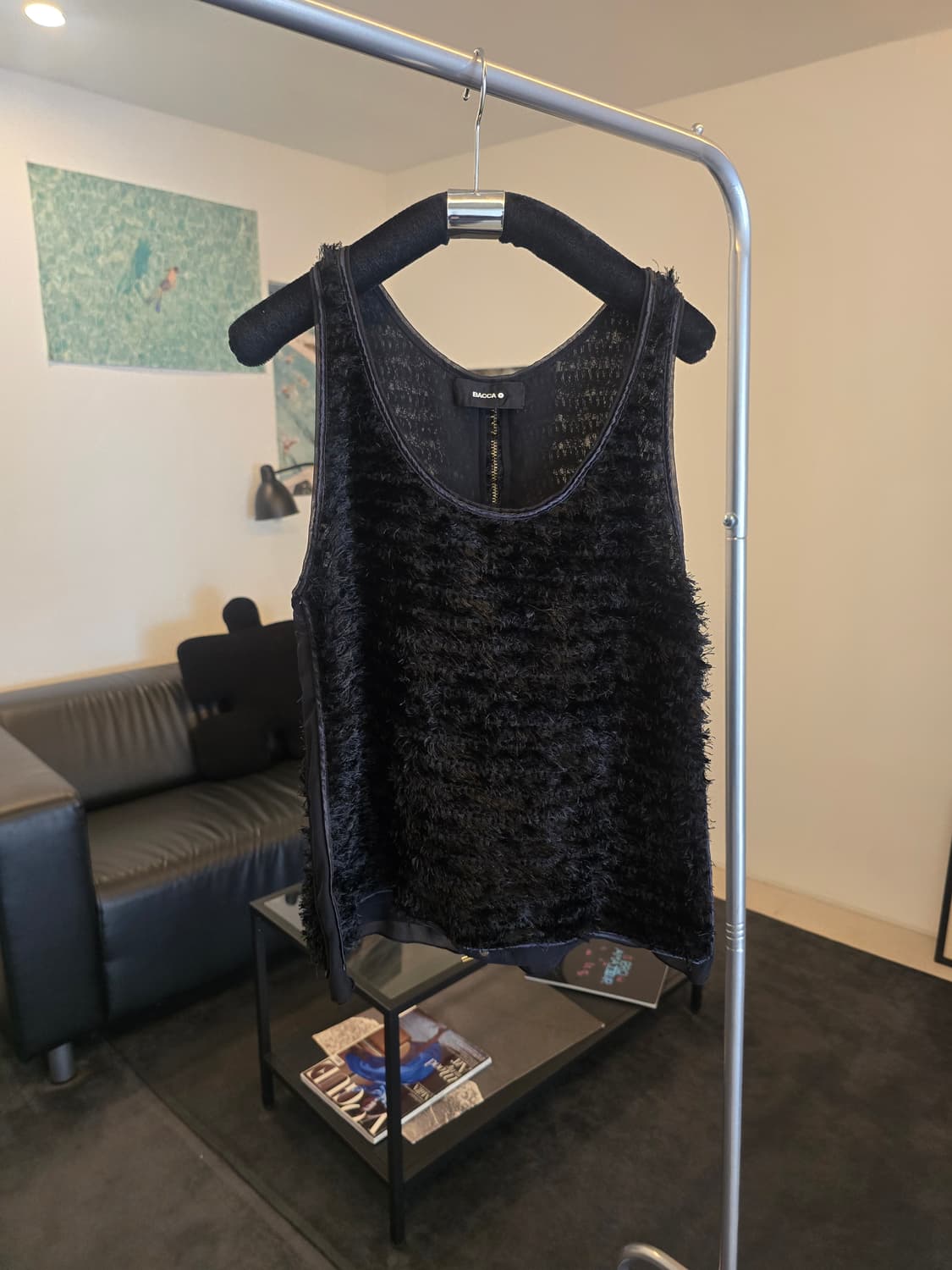 블랙 퍼 베스트 상품이미지1