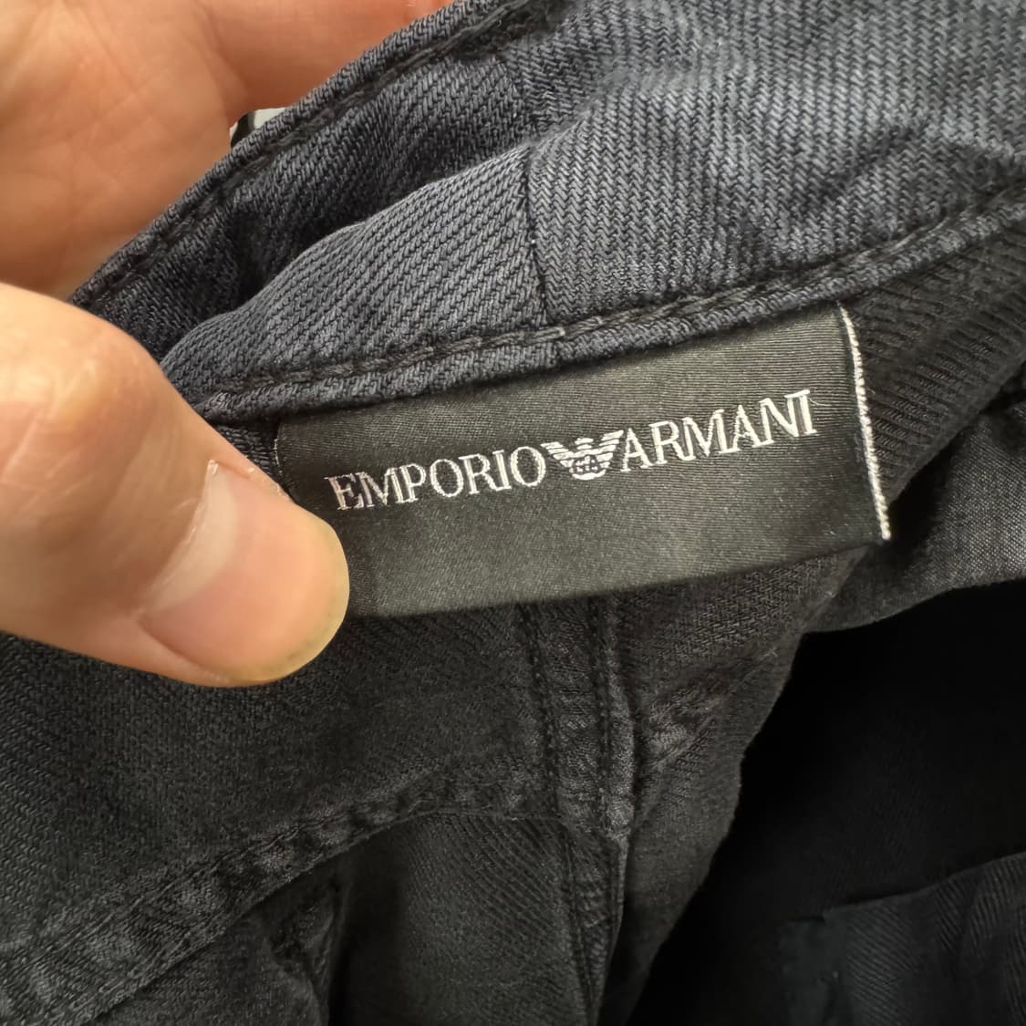 엠포리오 아르마니 빈티지 데님 팬츠 후면 이글 로고 포인트 다크그레이 상품이미지6