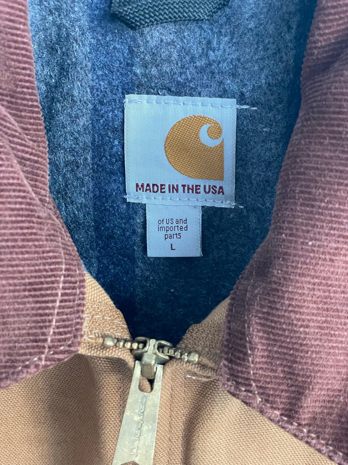 칼하트 디트로이트 자켓 브라운 L 상품이미지3